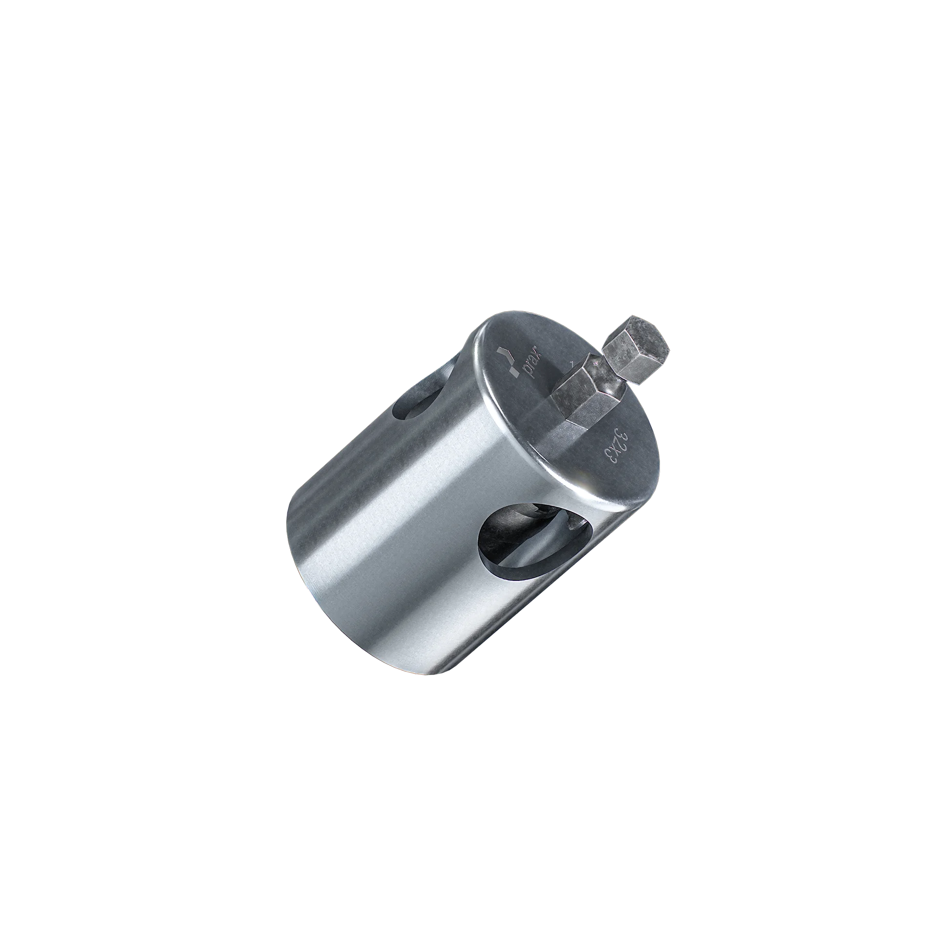 prax® Kalibrierer und Rohrentgrater Standard mit Stahlschutz und Sechskant-Aufnahme 32x3mm