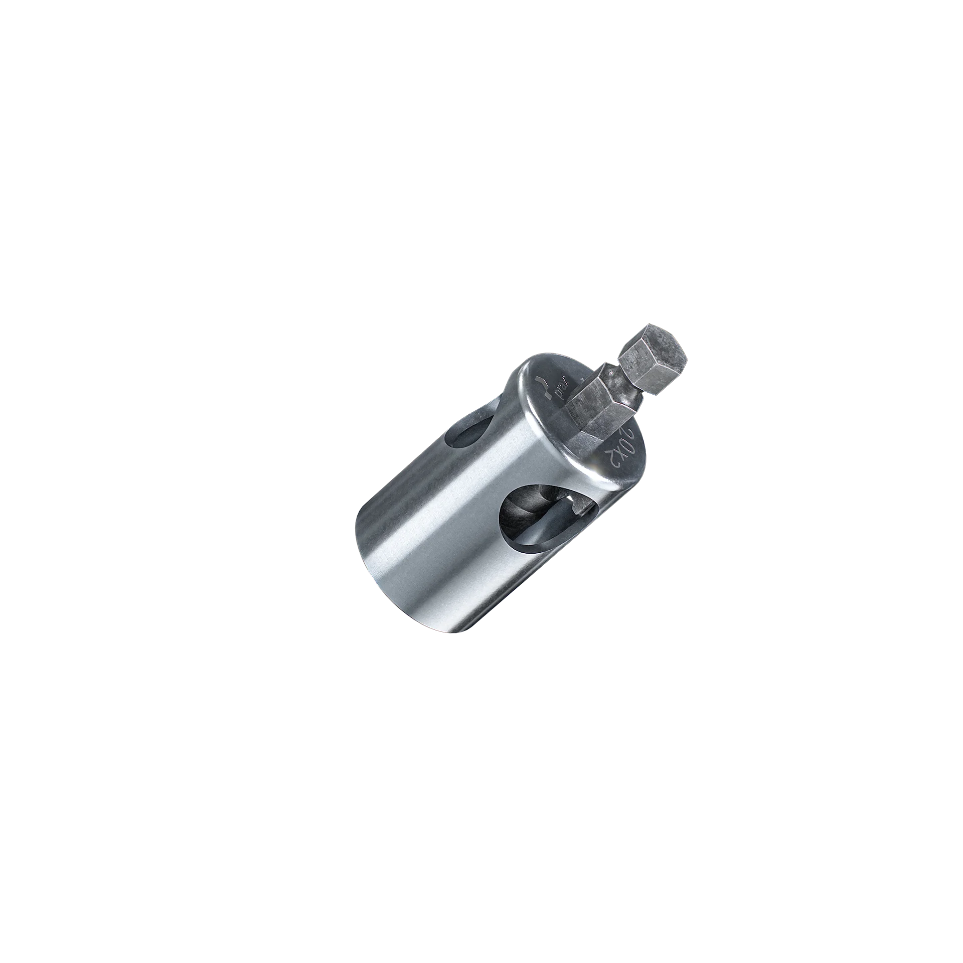 prax® Kalibrierer und Rohrentgrater Standard mit Stahlschutz und Sechskant-Aufnahme 20x2mm