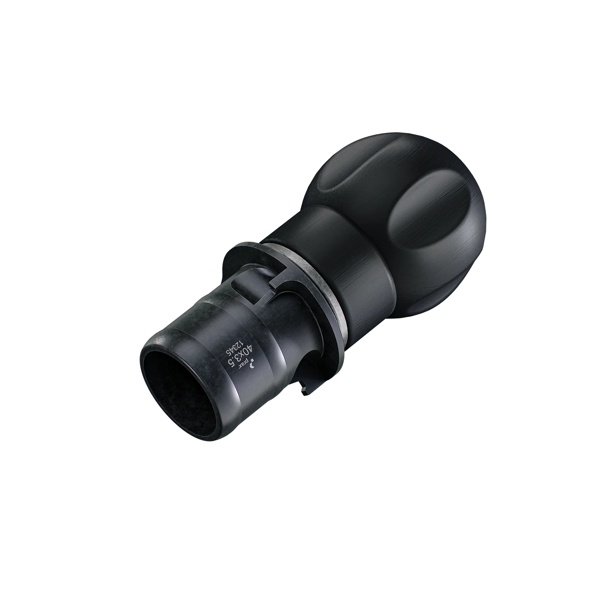 Product image of prax® Kalibrierer und Rohrentgrater Standard ohne Stahlschutz mit Kugelgriff 40x3,5mm