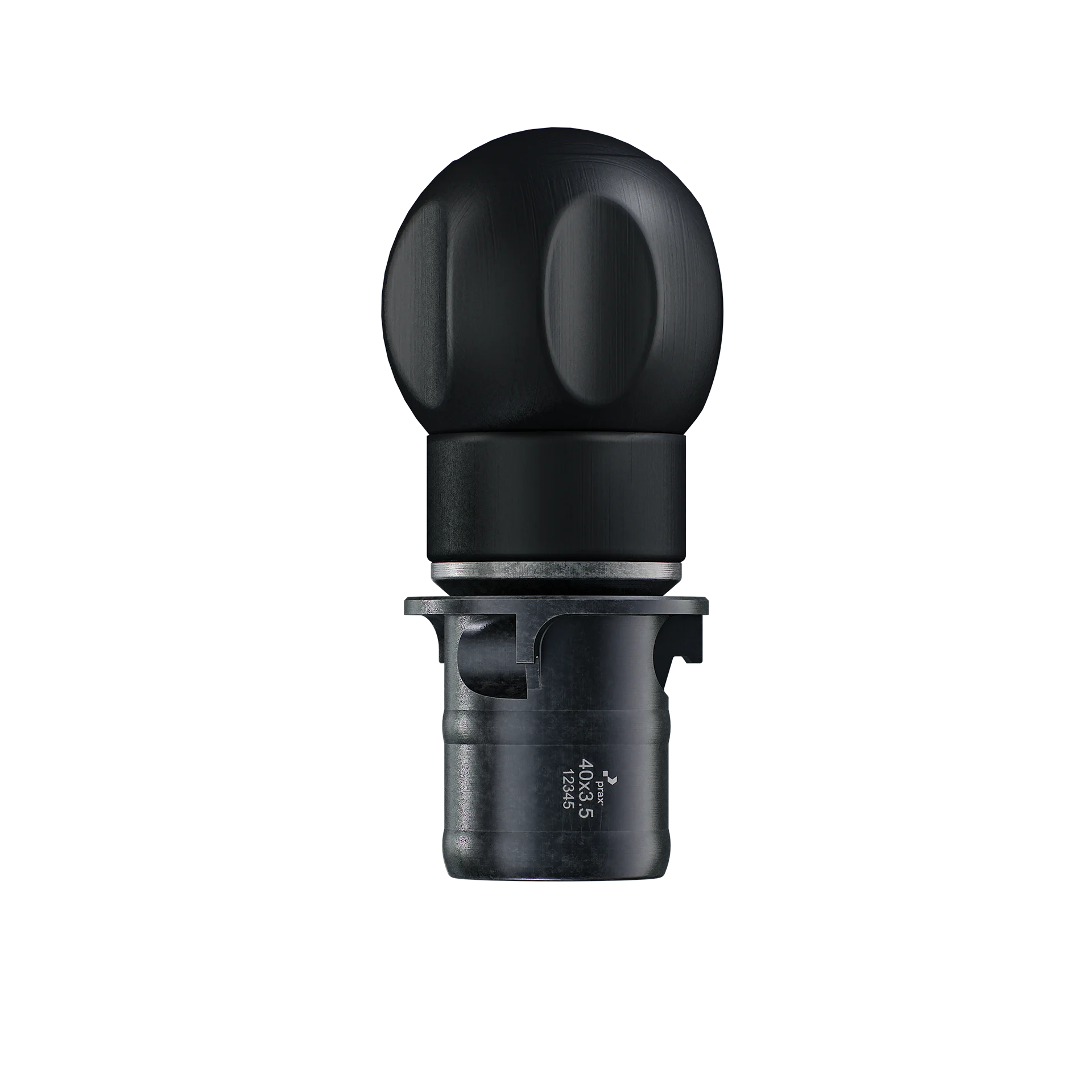 Product image of prax® Kalibrierer und Rohrentgrater Standard ohne Stahlschutz mit Kugelgriff 40x3,5mm